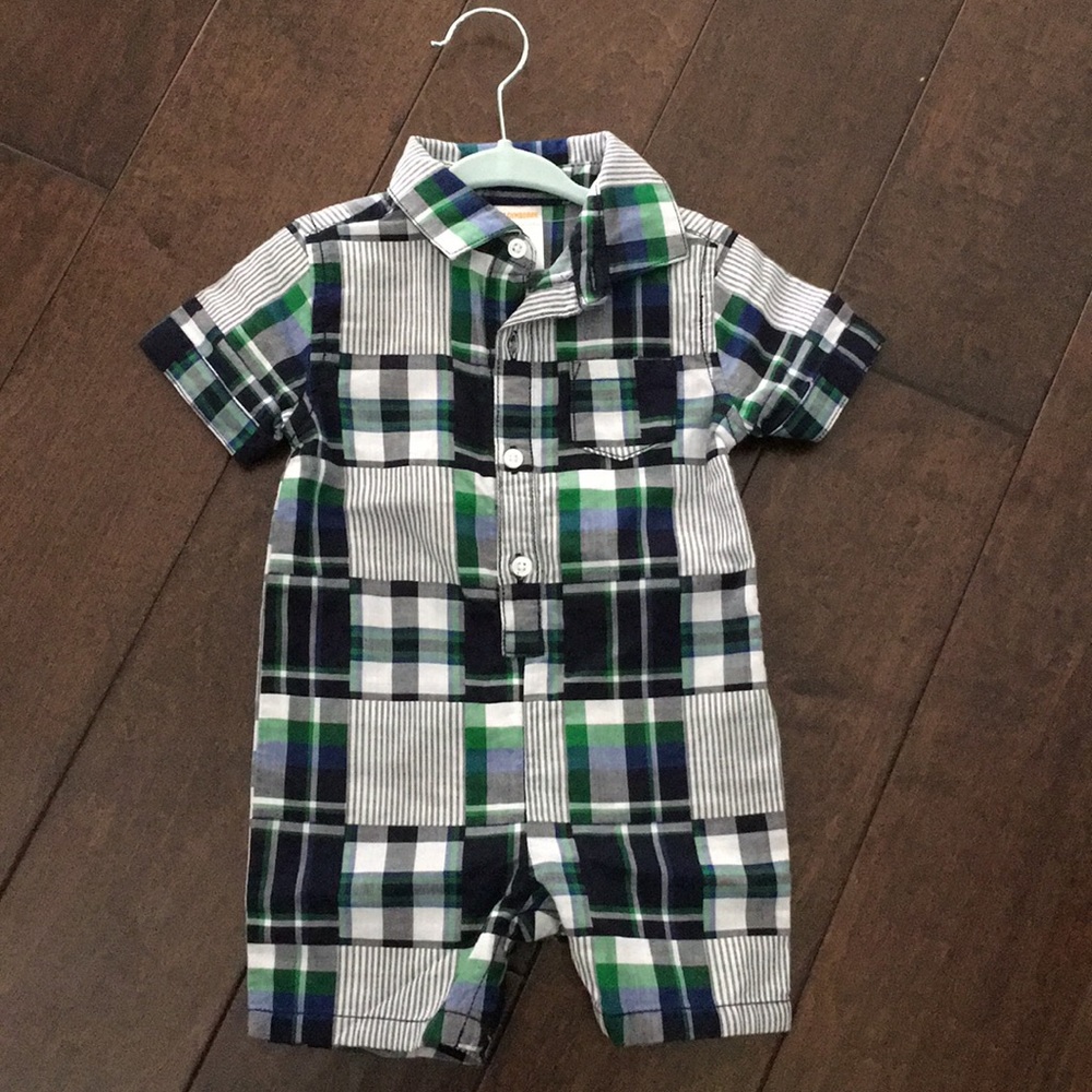 Plaid jumpsuit